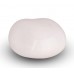 Cremation Ashes Keepsake / Miniature Urn – Huggable Cuddle Stone (White High Shine)